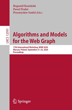 Algorithms and Models for the Web Graph